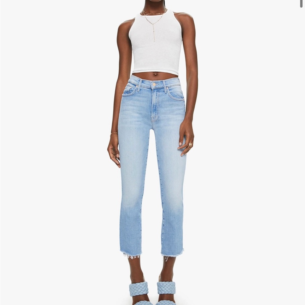 MOTHER Insider crop Step Fray limited edition 28